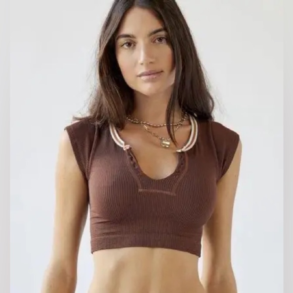 Urban Outfitters Out From Under Brown Crop Top